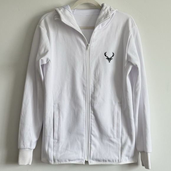 BUCKED UP Zip Up Hoodie Sweatshirt Men S Active Workout Athleisure Utility Work - Picture 2 of 11